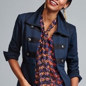 Cabi | In The Band Navy Military Style Blazer